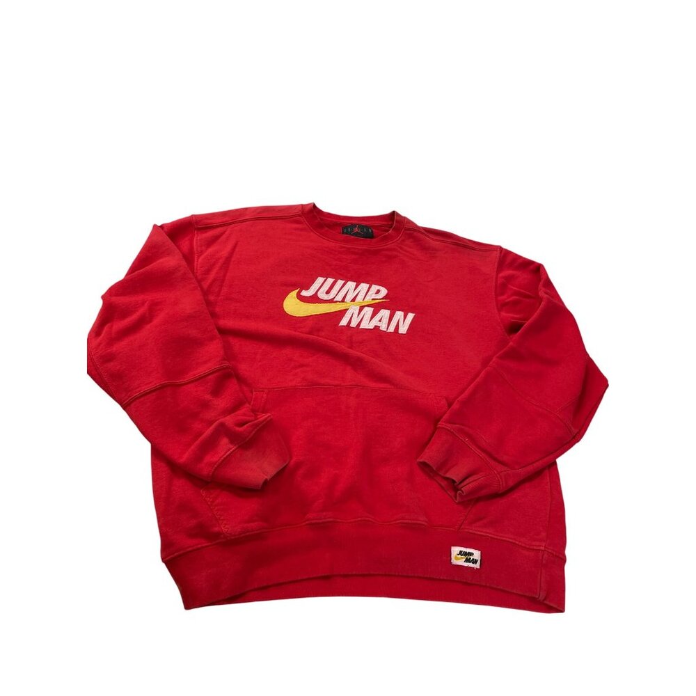 Nike Jordan Jumpman mens Red pullover Sweatshirt size XL SKU 9263 - Picture 1 of 14